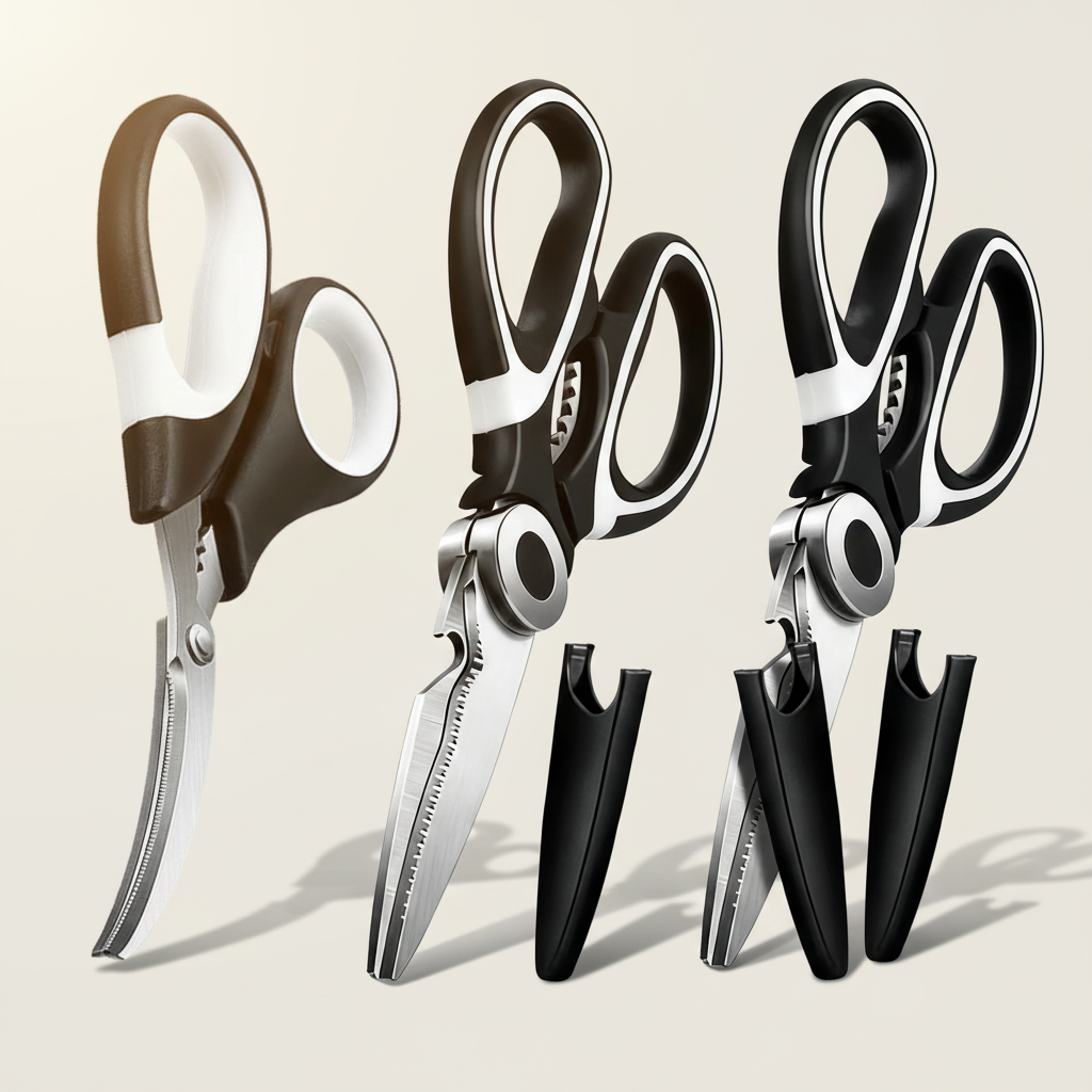 Heavy Duty Stainless Steel Kitchen Scissors Set
