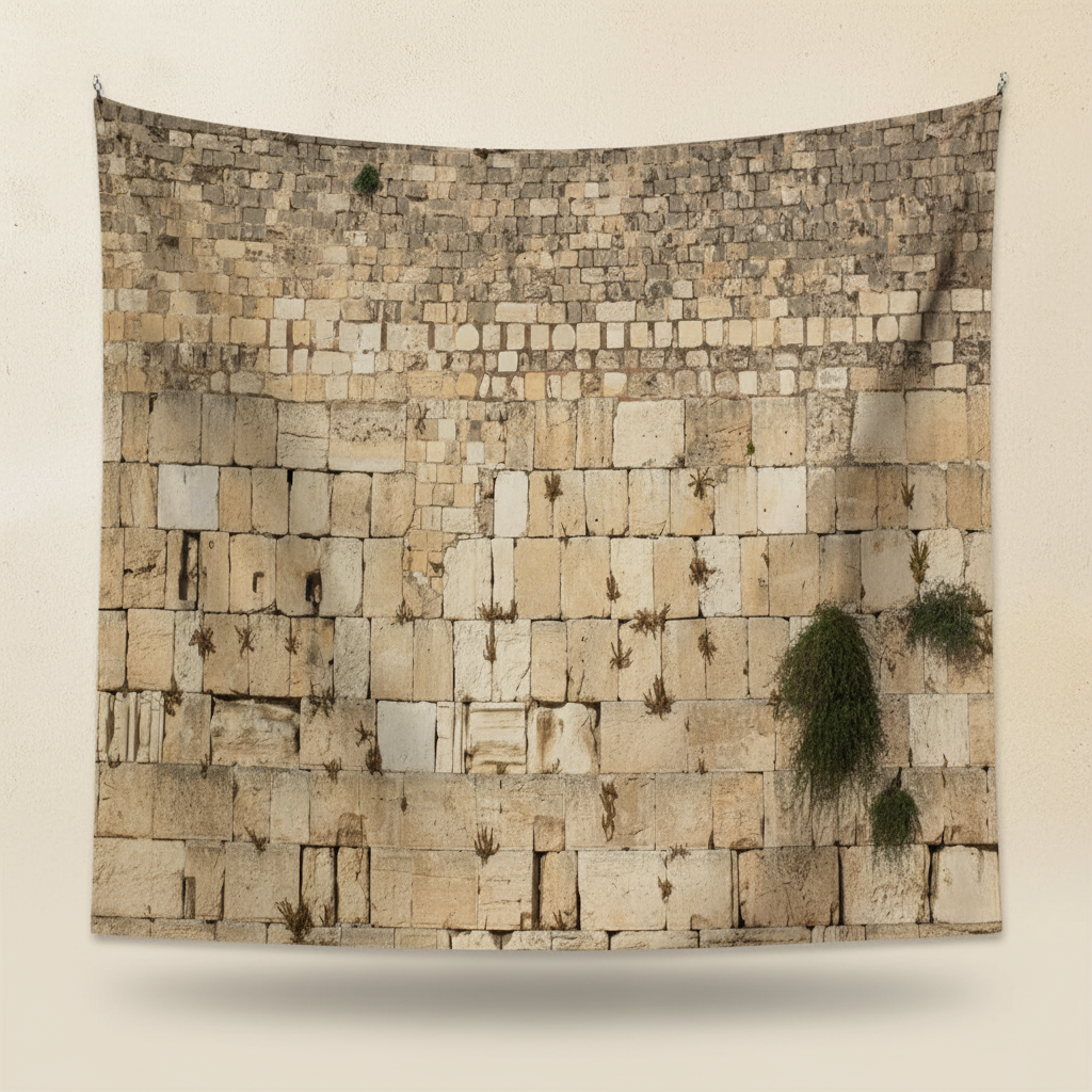 Western Wall Jerusalem Tapestry Wall Hanging