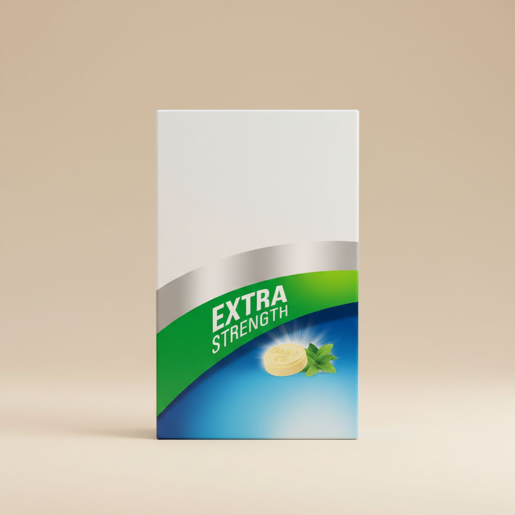 Extra Strength Chewable Gas Relief Tablets Peppermint