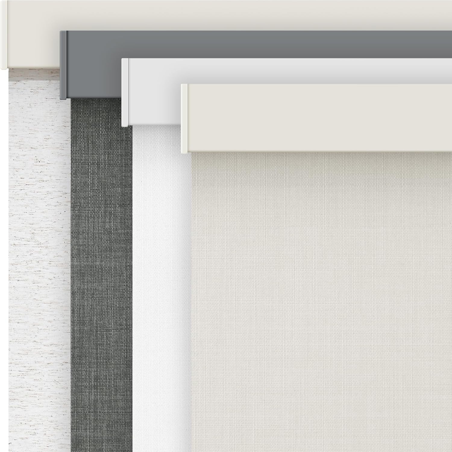 AOSKY Cordless Blackout Roller Shade, Linen Beige 23" x 72"