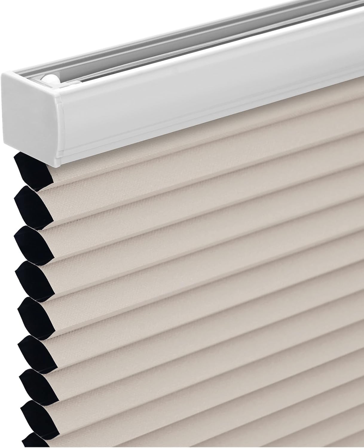 Changshade Cordless Cellular Blackout Honeycomb Shade, Beige, 19" W x 36" H