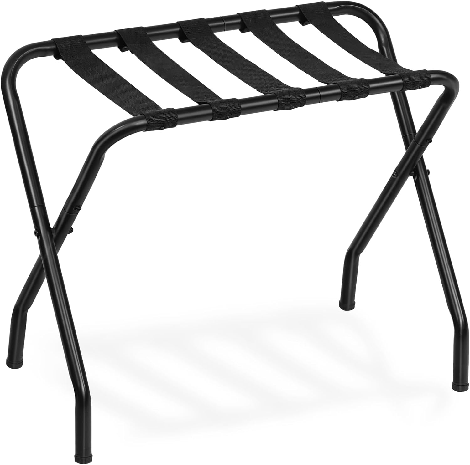 HOOBRO Folding Luggage Rack, Black, BK02XL01