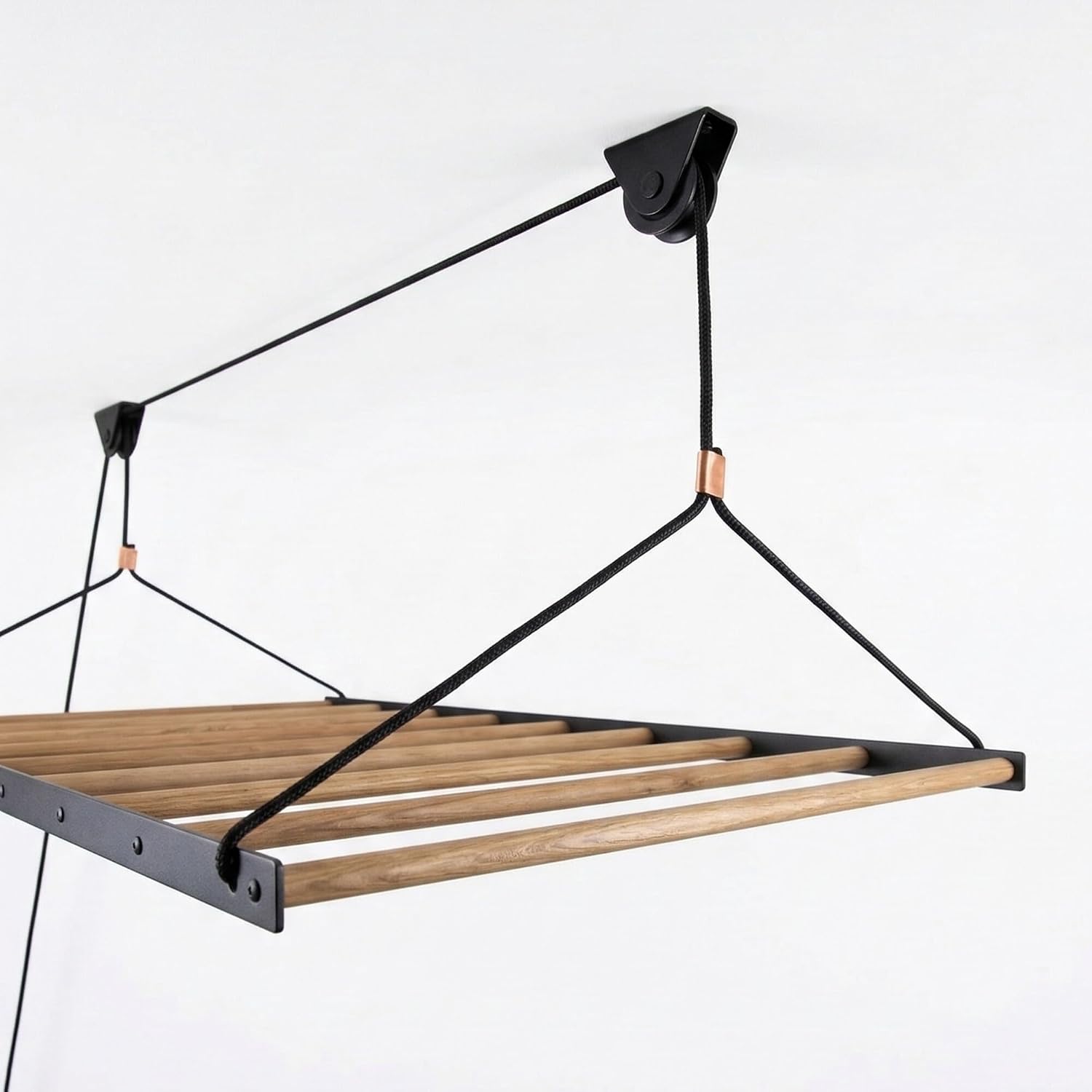 Ceiling Laundry Drying Rack with Pulley System, 36 Inches