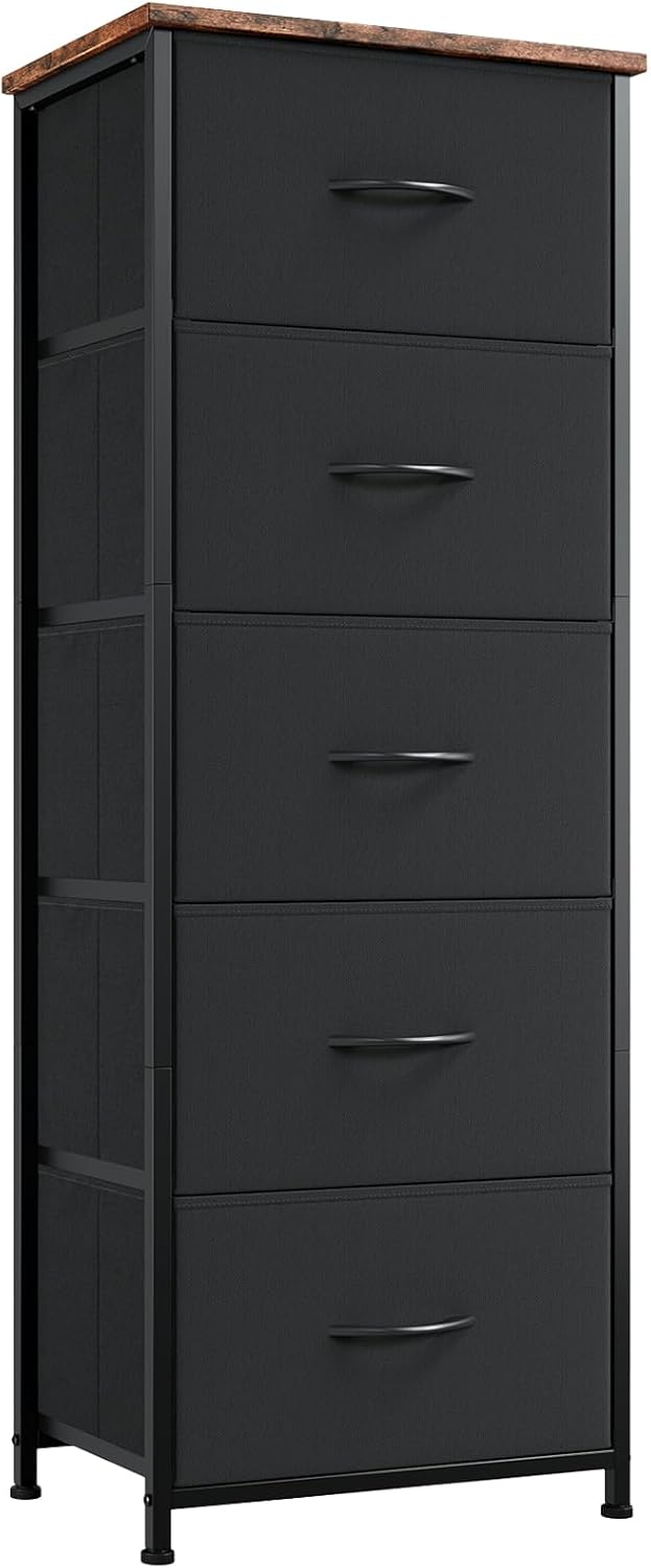 Somdot Tall 5-Drawer Dresser for Bedroom