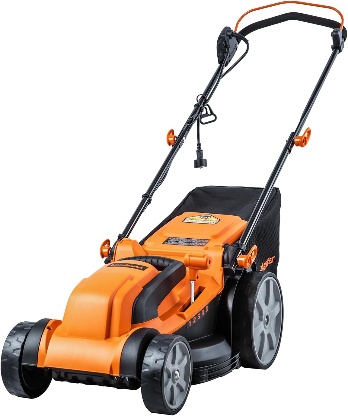LawnMaster MEB1216K Electric Lawn Mower, 16-Inch, 12 AMP